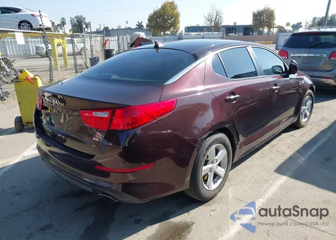 2015 Kia Optima Lx from USA, damaged, VIN 5XXGM4A74FG456967
